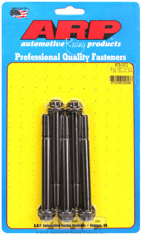 M10 x 1.25 x 100 12pt black oxide bolts