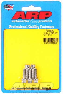 10-24 x .625 12pt SS bolts