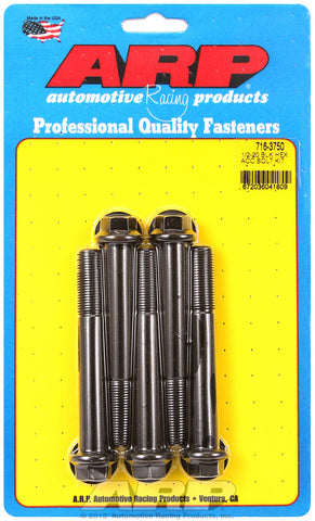 1/2-20 x 3.750 hex black oxide bolts