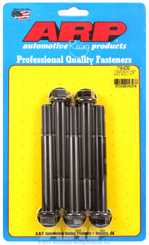 1/2-20 x 4.250 hex black oxide bolts