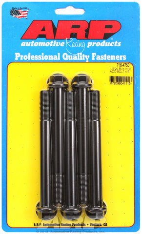 1/2-20 x 4.750 hex black oxide bolts
