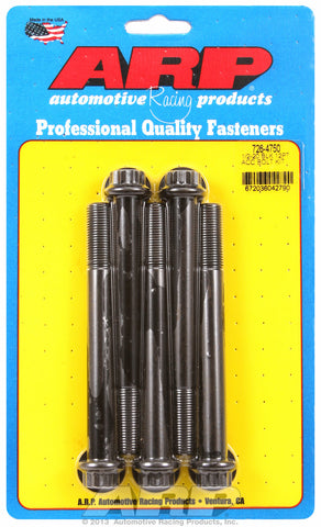 1/2-20 x 4.750 12pt black oxide bolts