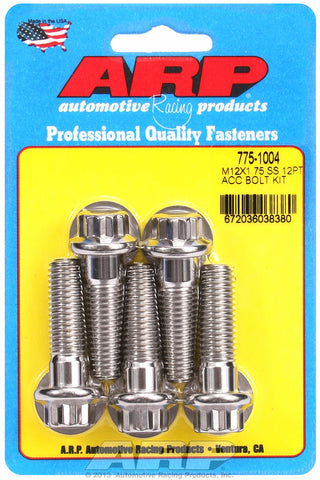 M12 X 1.75 X 40 12pt SS bolts