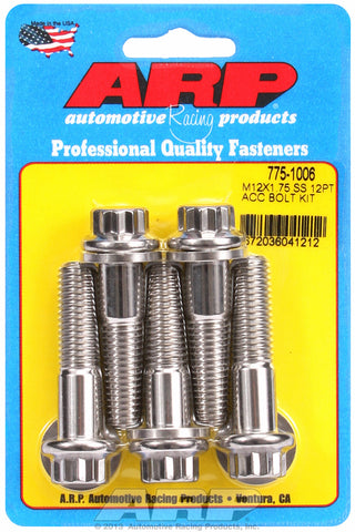 M12 X 1.75 X 50 12pt SS bolts