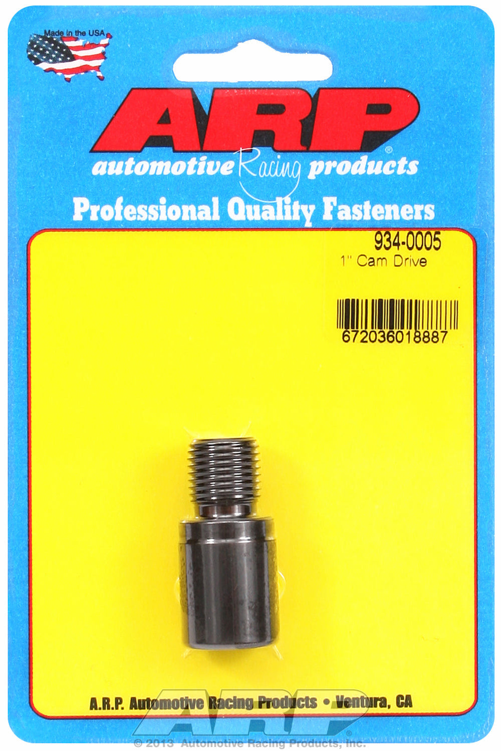 1in All 9/16-18 x 0.625 Accessory Cam Drive