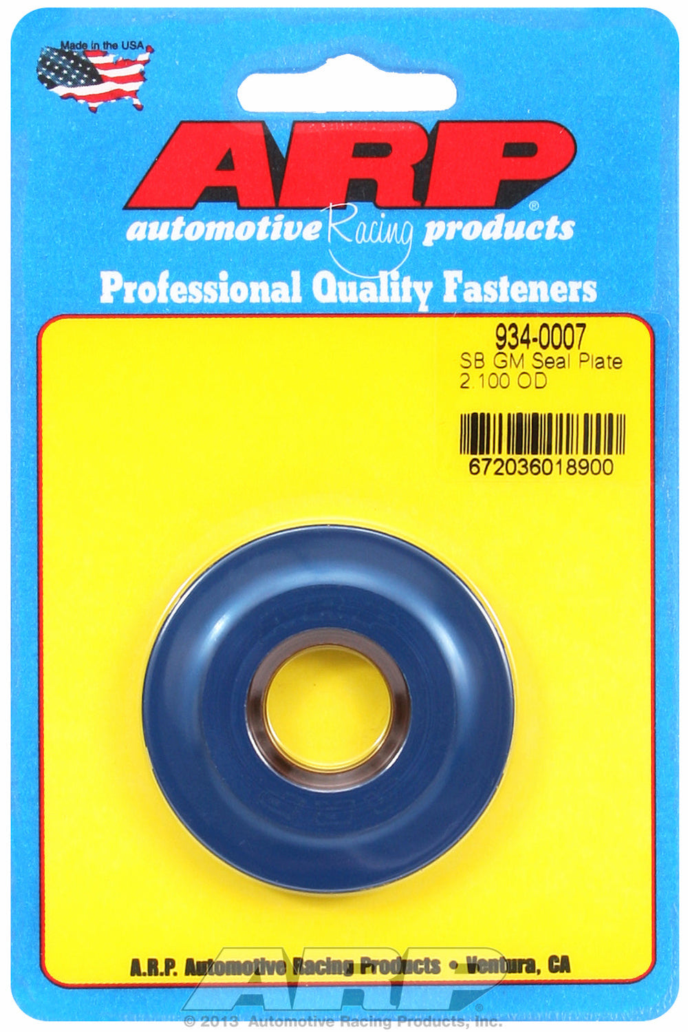 Small Block GM 2.100in OD Block Seal Plate