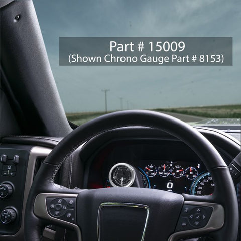 GAUGE MOUNT, STEERING COLUMN, SINGLE, 2 1/16in, SIERRA/SILVERADO HD 15+