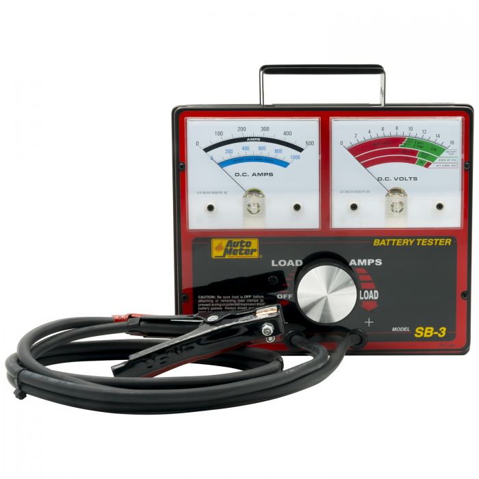 BATTERY TESTER, 500 AMP FOR 12 VOLT SYSTEMS