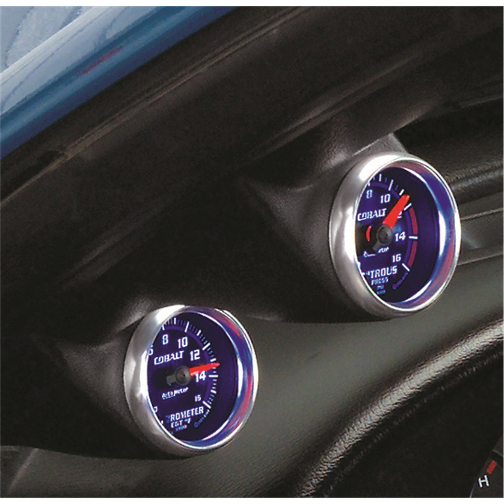 GAUGE MOUNT, A-PILLAR POD, DUAL, 2 1/16in, FORD MUSTANG 03-04 (COUPE) SN95