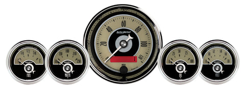 GAUGE KIT, 5 PC., 3 3/8in & 2 1/16in, ELEC. SPEEDOMETER, CRUISER AD