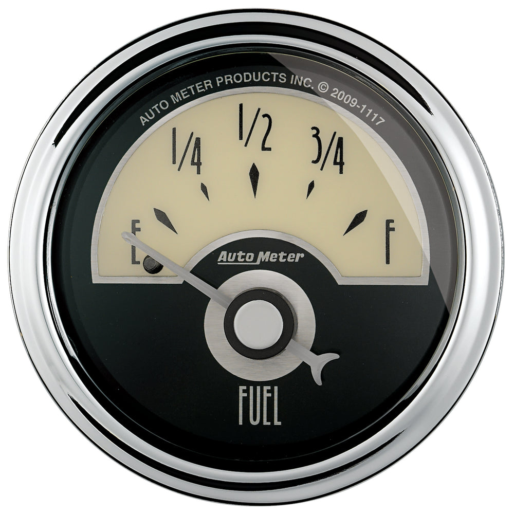 GAUGE, FUEL LEVEL, 2 1/16in, 240OE TO 33OF, ELEC, CRUISER AD