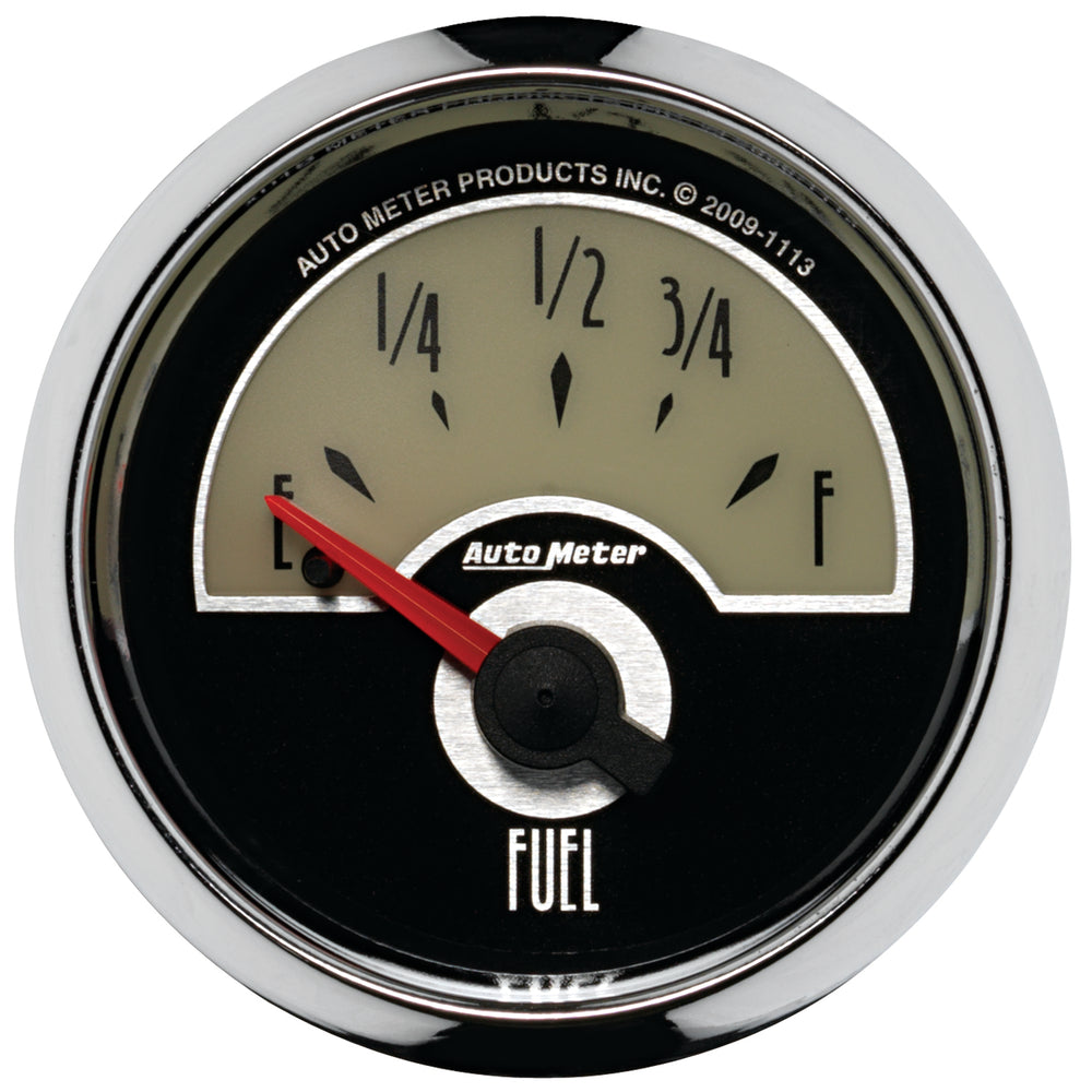 GAUGE, FUEL LEVEL, 2 1/16in, 0OE TO 90OF, ELEC, CRUISER