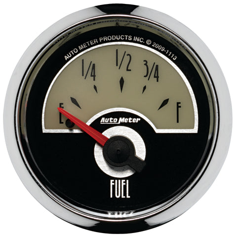 GAUGE, FUEL LEVEL, 2 1/16in, 0OE TO 90OF, ELEC, CRUISER