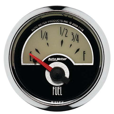 GAUGE, FUEL LEVEL, 2 1/16in, 73OE TO 10OF, ELEC, CRUISER