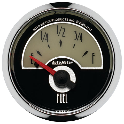 GAUGE, FUEL LEVEL, 2 1/16in, 240OE TO 33OF, ELEC, CRUISER