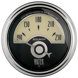 GAUGE, WATER TEMP, 2 1/16in, 250?F, ELEC, CRUISER AD