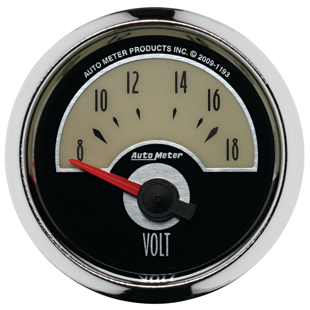 GAUGE, VOLTMETER, 2 1/16in, 18V, ELEC, CRUISER
