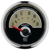 GAUGE, VOLTMETER, 2 1/16in, 18V, ELEC, CRUISER