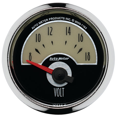 GAUGE, VOLTMETER, 2 1/16in, 18V, ELEC, CRUISER