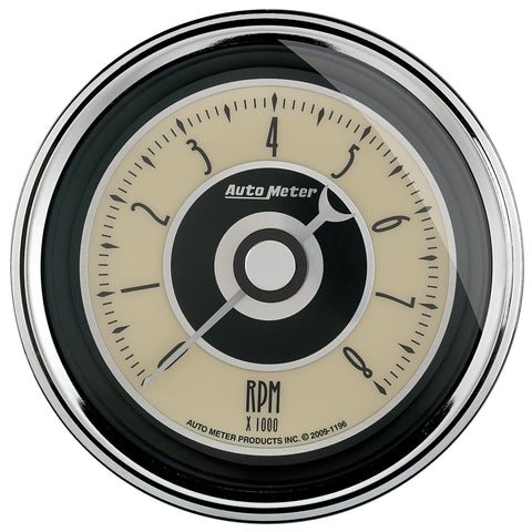 GAUGE, TACHOMETER, 3 3/8in, 8K RPM, IN-DASH, CRUISER AD