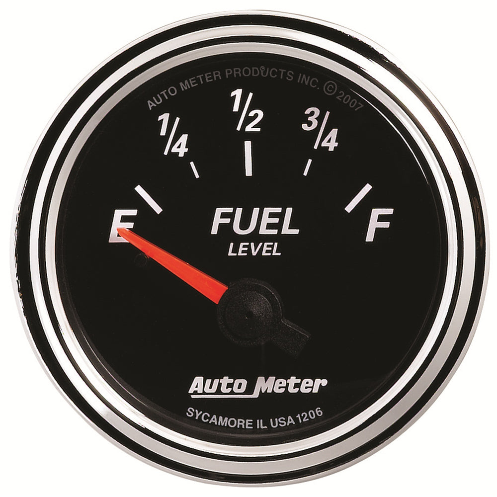 GAUGE, FUEL LEVEL, 2 1/16in, 240OE TO 33OF, ELEC, DESIGNER BLACK II