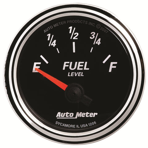 GAUGE, FUEL LEVEL, 2 1/16in, 240OE TO 33OF, ELEC, DESIGNER BLACK II