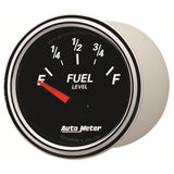 GAUGE, FUEL LEVEL, 2 1/16in, 240OE TO 33OF, ELEC, DESIGNER BLACK II