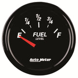 GAUGE, FUEL LEVEL, 2 1/16in, 240OE TO 33OF, ELEC, DESIGNER BLACK II