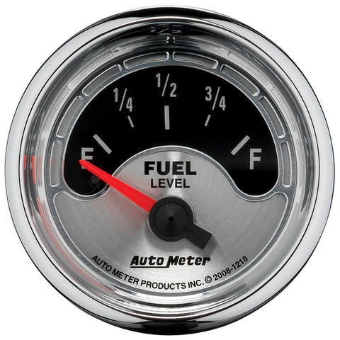 GAUGE, FUEL LEVEL, 2 1/16in, 16OE TO 158OF, ELEC, AMERICAN MUSCLE