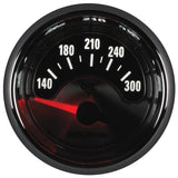 GAUGE, OIL TEMP, 2 1/16in, 300?F, ELEC, AMERICAN MUSCLE