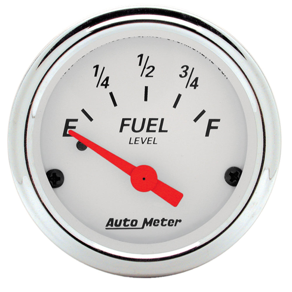 GAUGE, FUEL LEVEL, 2 1/16in, 0OE TO 90OF, ELEC, ARCTIC WHITE