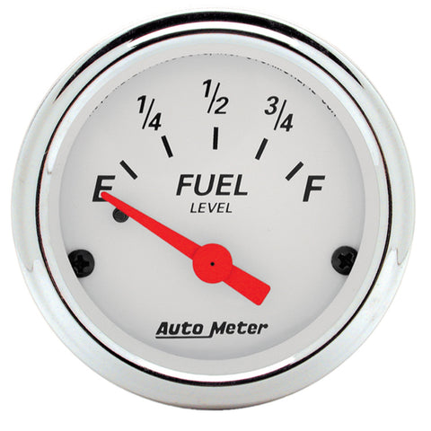 GAUGE, FUEL LEVEL, 2 1/16in, 0OE TO 90OF, ELEC, ARCTIC WHITE