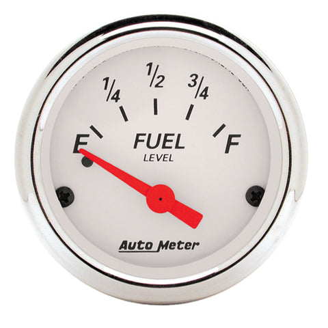 GAUGE, FUEL LEVEL, 2 1/16in, 0OE TO 30OF, ELEC, ARCTIC WHITE