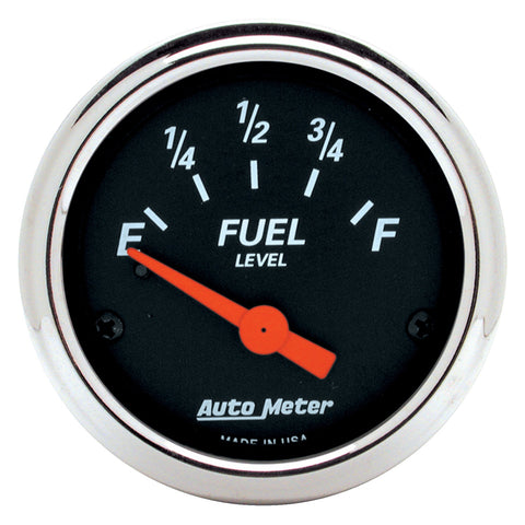GAUGE, FUEL LEVEL, 2 1/16in, 0OE TO 30OF, ELEC, DESIGNER BLACK