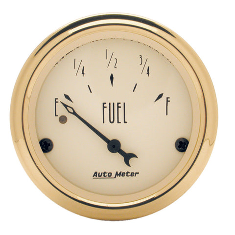 GAUGE, FUEL LEVEL, 2 1/16in, 240OE TO 33OF, ELEC, GOLDEN OLDIES