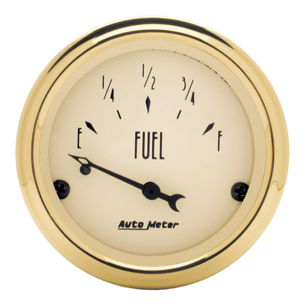 GAUGE, FUEL LEVEL, 2 1/16in, 0OE TO 30OF, ELEC, GOLDEN OLDIES