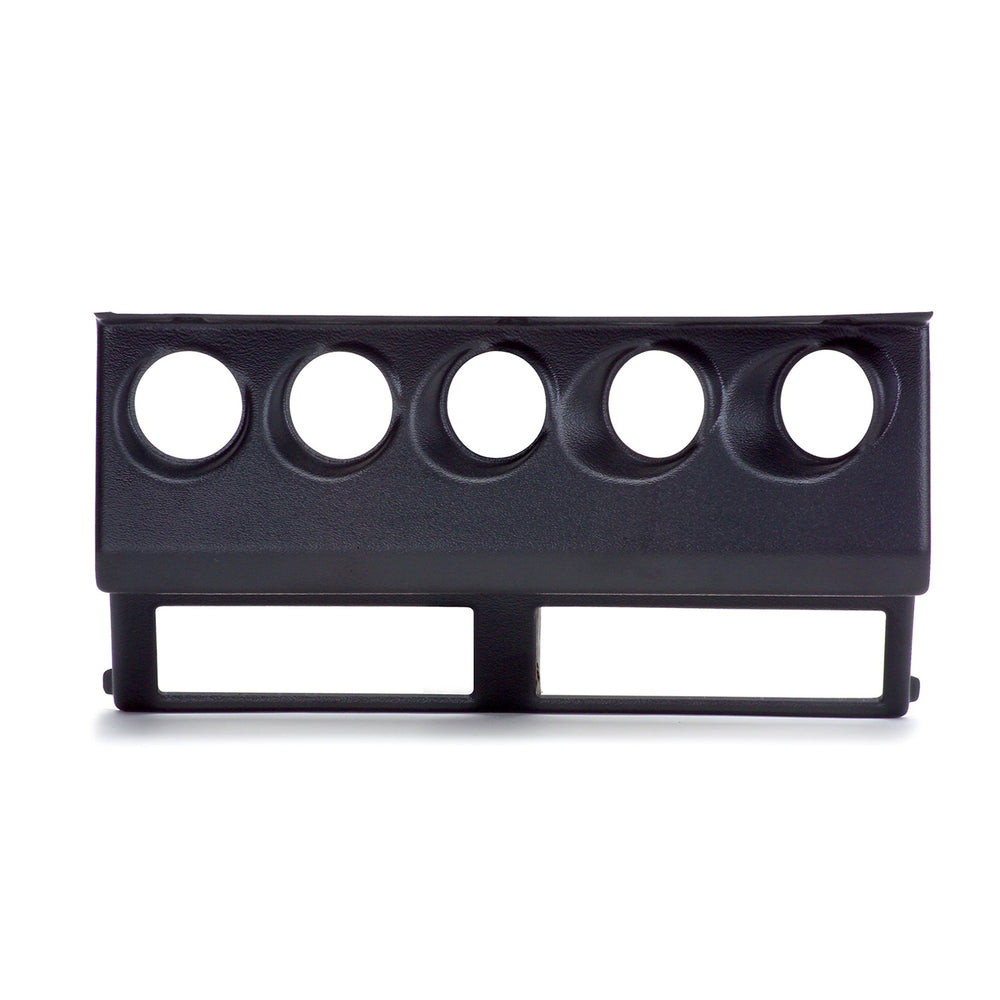 GAUGE MOUNT, DIRECT FIT, GAUGE PANEL (2 1/16in X5), JEEP WRANGLER 87-95 YJ