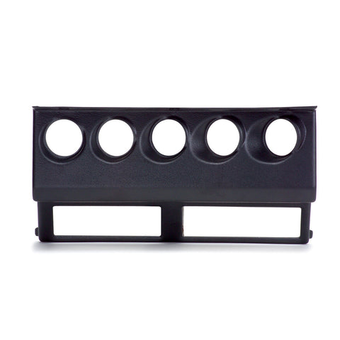 GAUGE MOUNT, DIRECT FIT, GAUGE PANEL (2 1/16in X5), JEEP WRANGLER 87-95 YJ