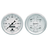 GAUGE KIT, 2 PC., QUAD & SPEEDOMETER, 5in, OLD TYME WHITE