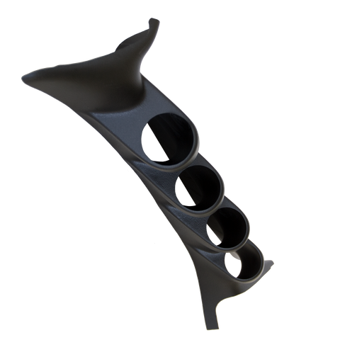 GAUGE MOUNT, A-PILLAR, FULL, QUAD, 2 1/16in, FORD SUPER DUTY 99-07