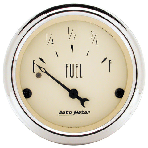 GAUGE, FUEL LEVEL, 2 1/16in, 240OE TO 33OF, ELEC, ANTIQUE BEIGE