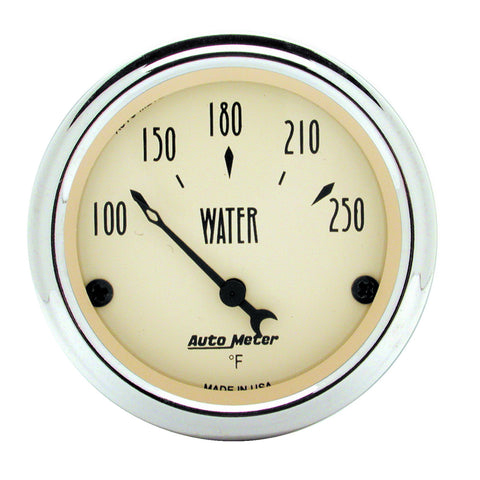 GAUGE, WATER TEMP, 2 1/16in, 250?F, ELEC, ANTIQUE BEIGE