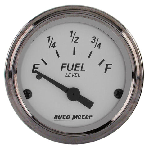GAUGE, FUEL LEVEL, 2 1/16in, 0OE TO 90OF, ELEC, AMERICAN PLATINUM