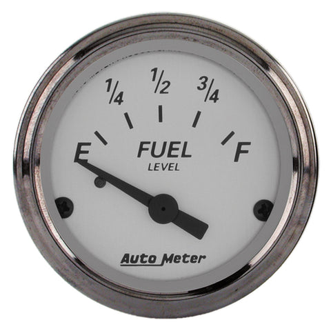GAUGE, FUEL LEVEL, 2 1/16in, 73OE TO 10OF, ELEC, AMERICAN PLATINUM