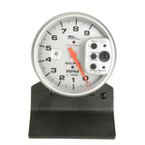 GAUGE, TACH, 5in, 9K RPM, PEDESTAL W/ RPM PLAYBACK, SILVER, PRO-CYCLE