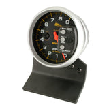 GAUGE, TACH, 5in, 9K RPM, PEDESTAL W/ RPM PLAYBACK, BLACK, PRO-CYCLE