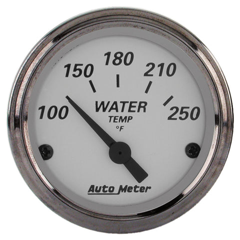 GAUGE, WATER TEMP, 2 1/16in, 250?F, ELEC, AMERICAN PLATINUM