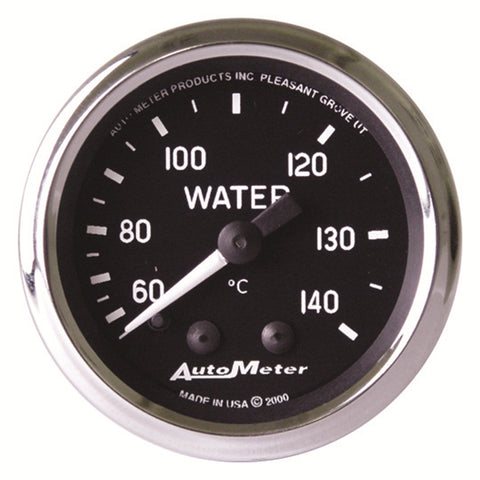 GAUGE, WATER TEMP, 2 1/16in, 60-140?C, MECHANICAL, COBRA