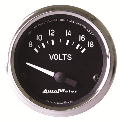 GAUGE, VOLTMETER, 2 1/16in, 18V, ELECTRIC, COBRA