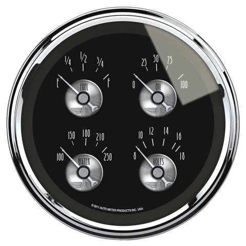 GAUGE, QUAD, 5in, 0OE TO 90OF, ELEC, PRESTIGE BLK. DIAMOND